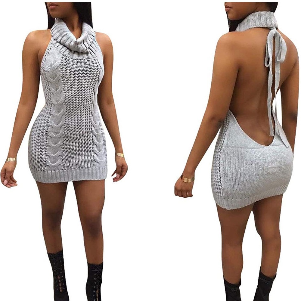 Brand New Anime VK Sweater Knit Openback Sleeveless